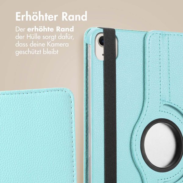 imoshion 360° drehbare Klapphülle Apple iPad Air 13 Zoll (2026) M4 / (2025) M3 / (2024) M2 - Hellblau