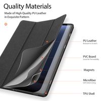 Dux Ducis Domo Klapphülle für das Samsung Galaxy Tab S10 Plus / Tab S9 FE Plus / Tab S9 Plus - Schwarz