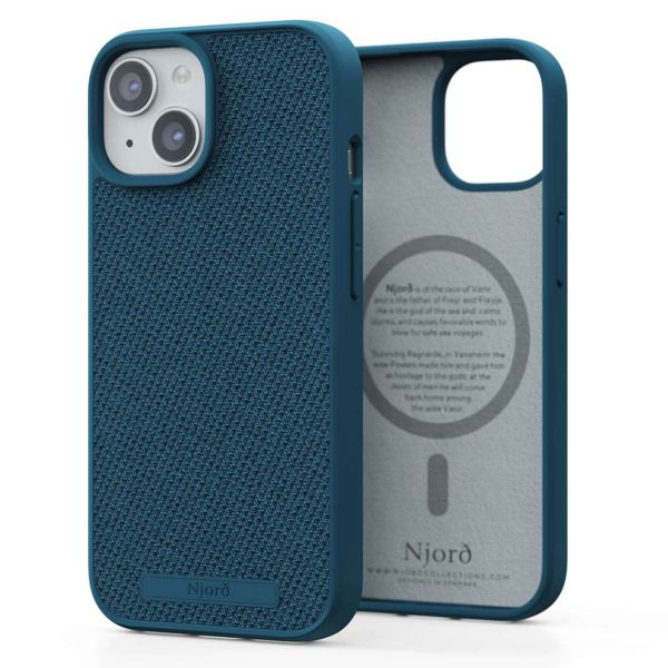 Njorð Collections Fabric MagSafe Case für das iPhone 15 - Deep Sea