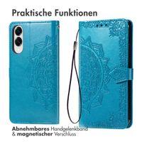 imoshion Mandala Klapphülle Samsung Galaxy S25 Edge - Türkis