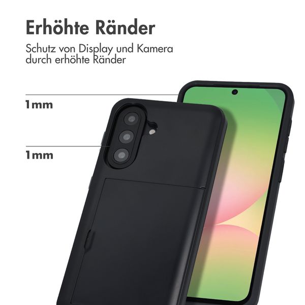 imoshion Backcover mit Kartenfach Samsung Galaxy A57 (5G) - Schwarz