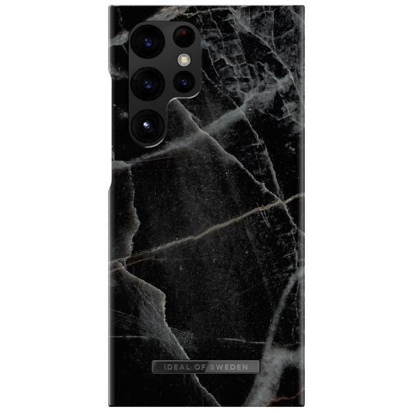 iDeal of Sweden Fashion Back Case für das Samsung Galaxy S23 Ultra - Black Thunder Marble