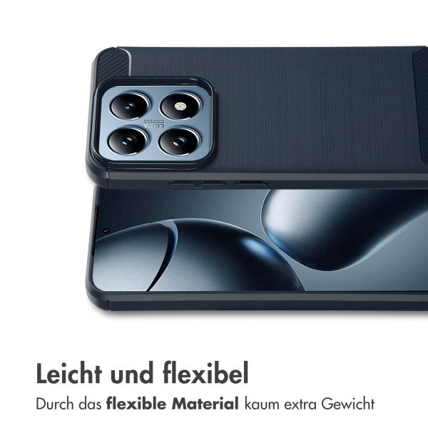 imoshion Brushed Back Cover Xiaomi 14 - Dunkelblau