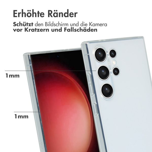 Accezz 100% recyceltes TPU Clear Cover Samsung Galaxy S24 Ultra - Transparent