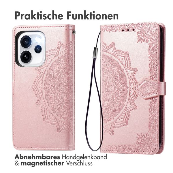 imoshion Mandala Klapphülle Oppo Reno15 F (5G) - Rose Gold
