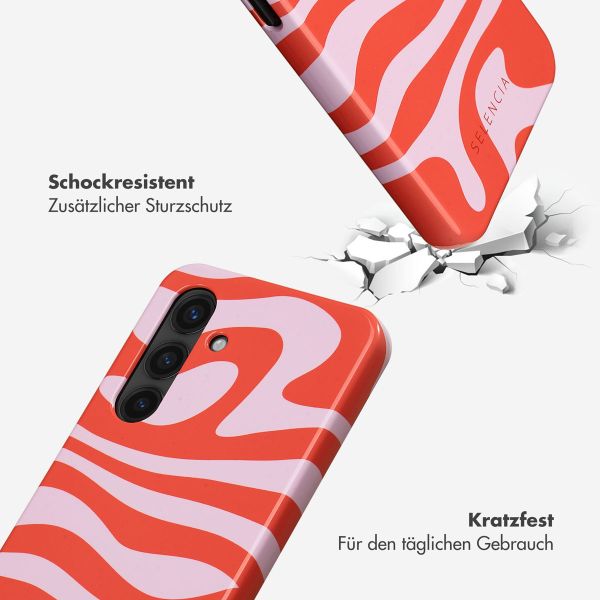 Selencia Vivid Back Cover Samsung Galaxy S24 - Dream Swirl Pink