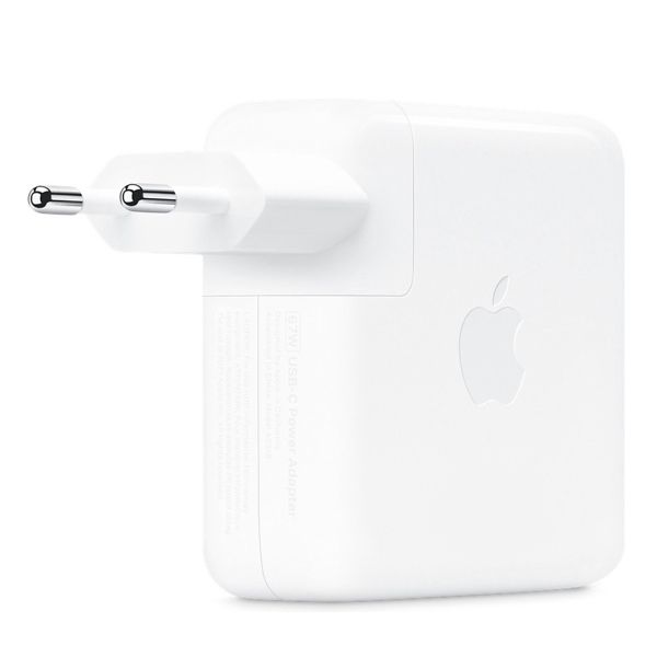 Apple Original USB-C-Netzteil 67 W + Original USB-C-zu-USB-C-Ladekabel 240 W – 2 Meter – für Apple MacBook – Weiß