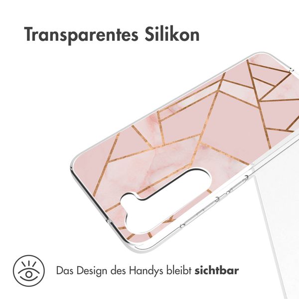 imoshion Design Hülle Samsung Galaxy S23 Plus - Pink Graphic