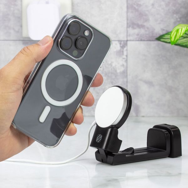 Scosche Travel Mount mit MagSafe - Handyhalter – Verstellbar – Magnetisch – Schwarz