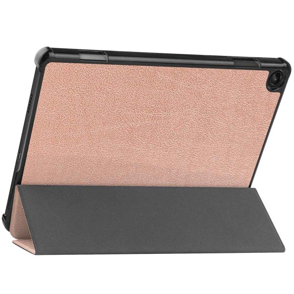 imoshion Trifold Klapphülle für das Lenovo Tab M10 (3rd gen) - Rose Gold