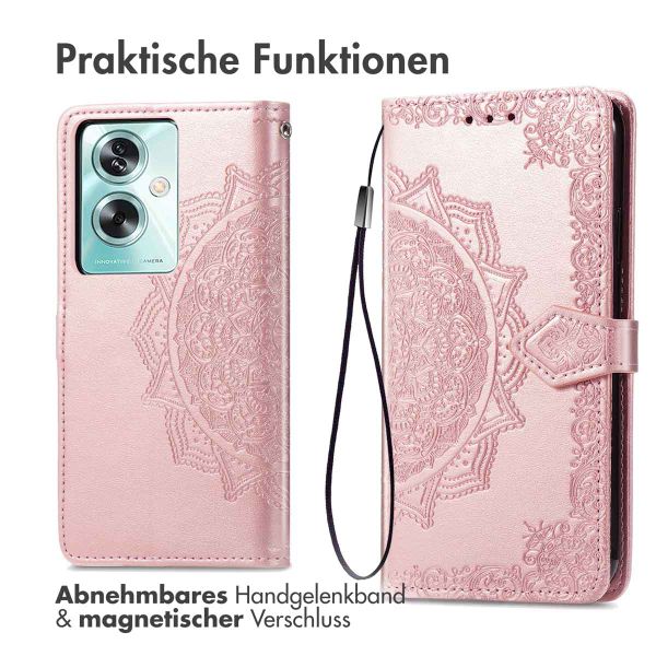 imoshion Mandala Klapphülle OnePlus Nord N30 SE - Rosé gold