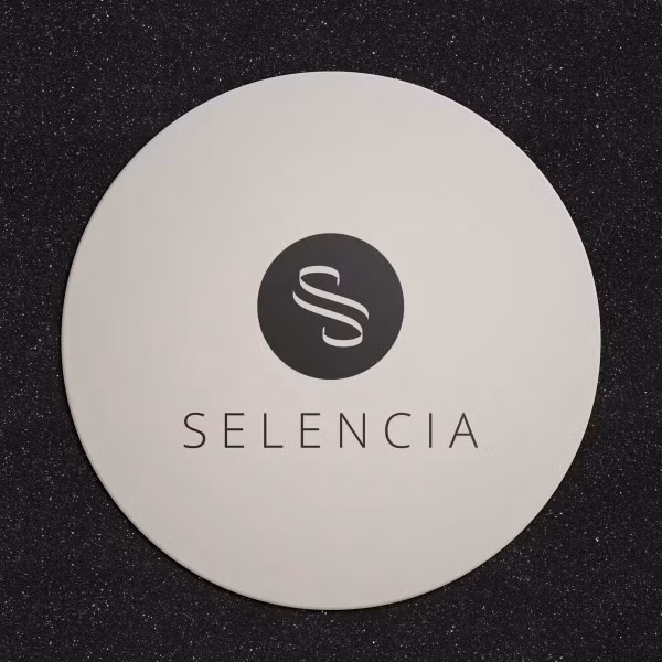 Selencia Glitzer Cover Apple MacBook Pro 14 Zoll (2021 / 2023 M3 chip / 2024 M4 chip / 2025 M5 chip) - Schwarz