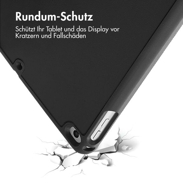imoshion Trifold Klapphülle Apple iPad 6 (2018) 9.7 Zoll / iPad 5 (2017) 9.7 Zoll / Air 2 (2014)/Air 1 (2013) - Schwarz