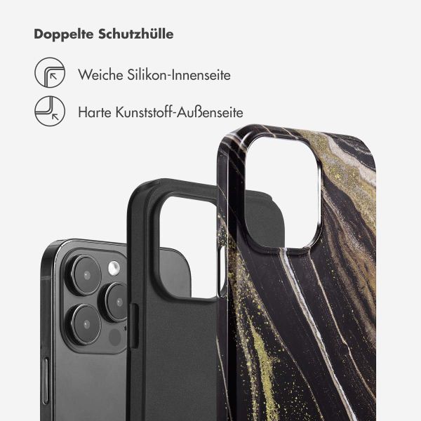 Selencia Vivid Tough Back Cover für das iPhone 14 Pro Max - Chic Marble