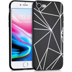 imoshion Design Hülle für das iPhone SE (2022 / 2020) / 8 / 7 - Graphic Cube Black