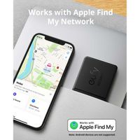 Eufy Smart Tracker Card - GPS-Tracker für iOS - 1 Pack - Schwarz