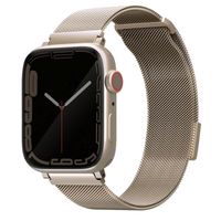 Uniq Dante Mesh-Stahlarmband für das  Apple Watch Series 1 t/m 9 / SE (38/40/41 mm) | Series 10 / 11 (42 mm) - Starlight