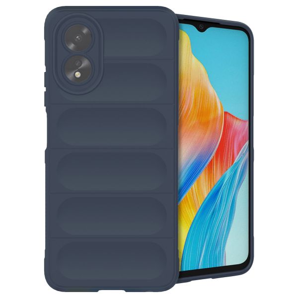 imoshion EasyGrip Back Cover für das Oppo A18 / Oppo A38 - Dunkelblau