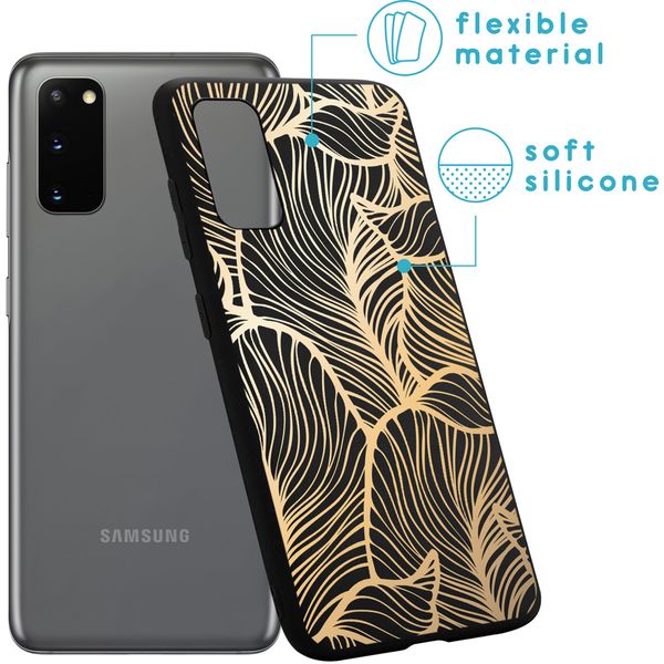 imoshion Design Hülle Samsung Galaxy S20 - Golden Leaves