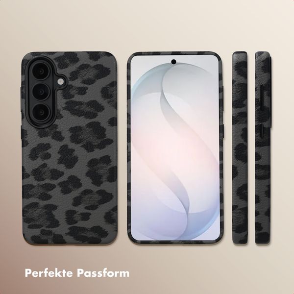 Selencia Sabi Backcover Leopardenmuster mit MagSafe Samsung Galaxy S26 - Midnight Black