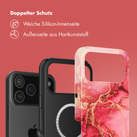 Selencia Vivid Rückabdeckung mit MagSafe Apple iPhone 17 Pro Max - Rosy Marble