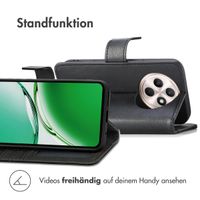 imoshion Luxuriöse Klapphülle für das Oppo Reno 12F 5G - Schwarz