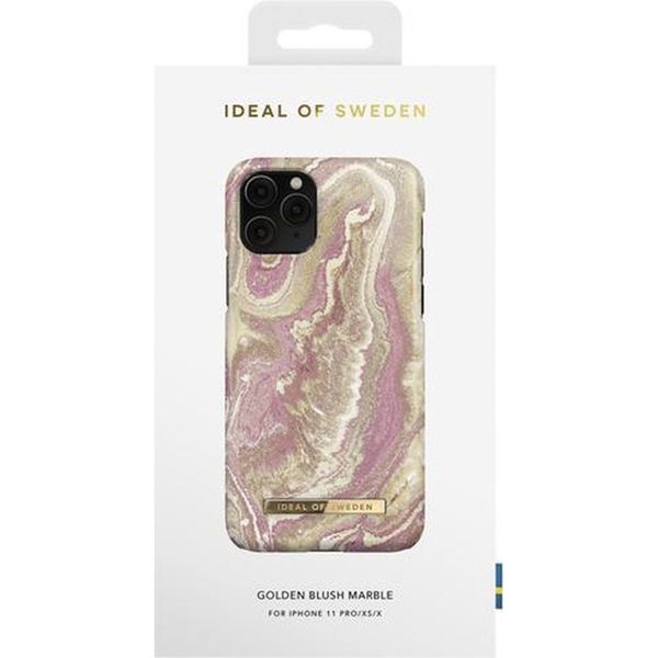 iDeal of Sweden Fashion Back Case iPhone 11 Pro - Golden Blush Marble