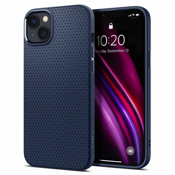 Spigen Liquid Air™ Case für das iPhone 14 Pro Max - Dunkelblau