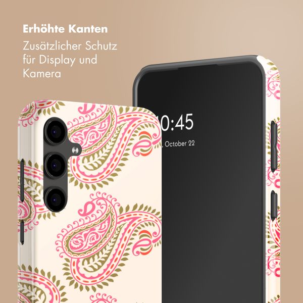 Selencia Vivid Back Cover Samsung Galaxy S24 FE - Paisley Blush