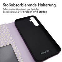 imoshion Design Klapphülle Samsung Galaxy A35 - White Daisy