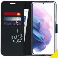 Accezz Wallet TPU Klapphülle für das Samsung Galaxy S21 Plus - Schwarz