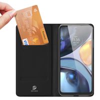 Dux Ducis Slim TPU Klapphülle für das Motorola Moto G22 - Schwarz