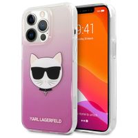 Karl Lagerfeld Hardcase Backcover Choupette für das iPhone 13 Pro - Rosa