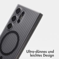 Accezz Lite Backcover mit MagSafe | Fluted | Samsung Galaxy S24 Ultra - Grau