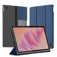 Dux Ducis Domo Klapphülle für das Lenovo Tab Plus - Dunkelblau