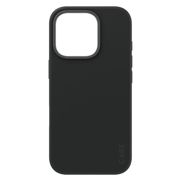 CARE by PanzerGlass Fashion Back Cover MagSafe für das iPhone 16 Pro - Schwarz