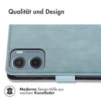 imoshion Luxuriöse Klapphülle Motorola Moto G05 / E15 - Hellblau