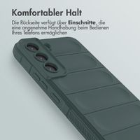 imoshion EasyGrip Back Cover für das Samsung Galaxy S22 - Dunkelgrün