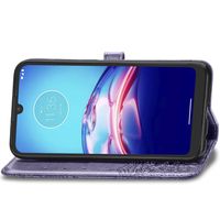 Mandala Klapphülle Motorola Moto E6s - Violett