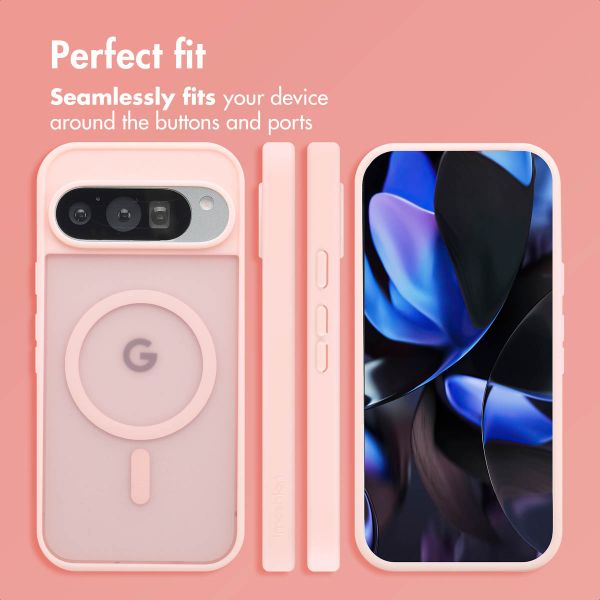 imoshion Color Guard Back Cover mit MagSafe Google Pixel 9 / 9 Pro / 10 / 10 Pro - Hellrosa