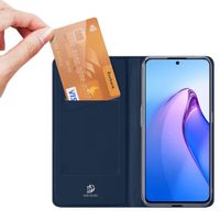 Dux Ducis Slim TPU Klapphülle für das Oppo Reno 8 5G - Dunkelblau