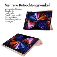 imoshion Trifold Hardcase Klapphülle für das iPad Pro 12.9 (2018/2020/2021/2022) - Rosa