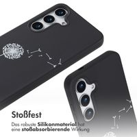 imoshion Silikonhülle design mit Band für das Samsung Galaxy S25 - Dandelion Black