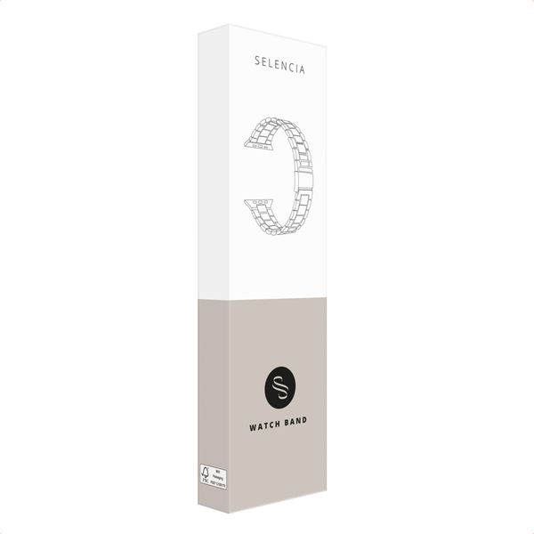Selencia Chain Armband für Apple Watch | 38/40/41/42 mm - Silber