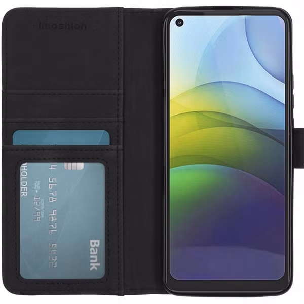 imoshion Luxuriöse Klapphülle Motorola Moto G9 Power - Braun