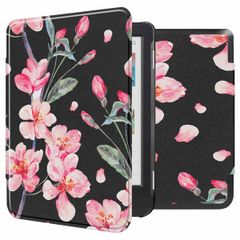 imoshion Design Slim Hard Case Sleepcover für das Kobo Clara Colour / Clara BW / Tolino Shine 5 / Shine Color - Blossom