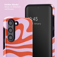 Selencia Vivid Back Cover Samsung Galaxy S23 - Dream Swirl Pink