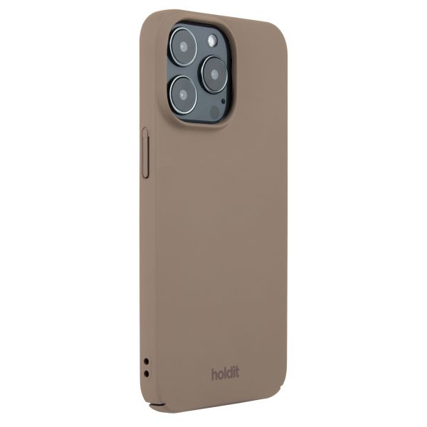 Holdit Slim Case für das iPhone 13 Pro - Mocha Brown