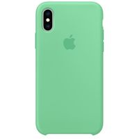 Apple Silikon-Case Spearmint für das iPhone Xs / X