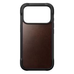 Nomad Rugged Horween Leather Case Apple iPhone 17 Pro - Rustic Brown